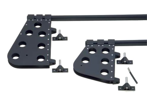 Allpa Complete aluminium roerset  kort model  met vingerlingen