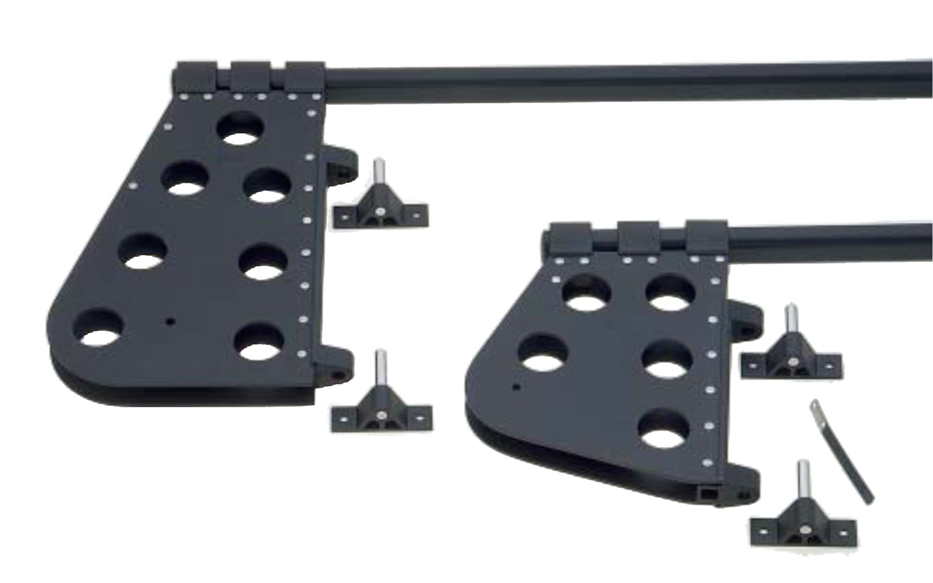 Allpa Complete aluminium roerset  lang model  met vingerlingen