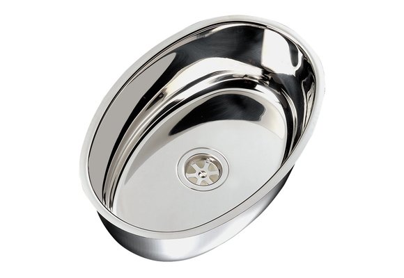 Allpa RVS Spoelbak  ovaal