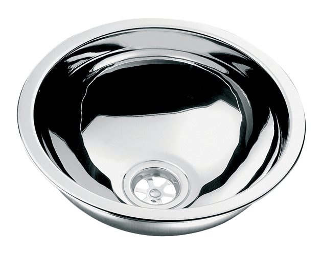 Allpa RVS Spoelbak rond