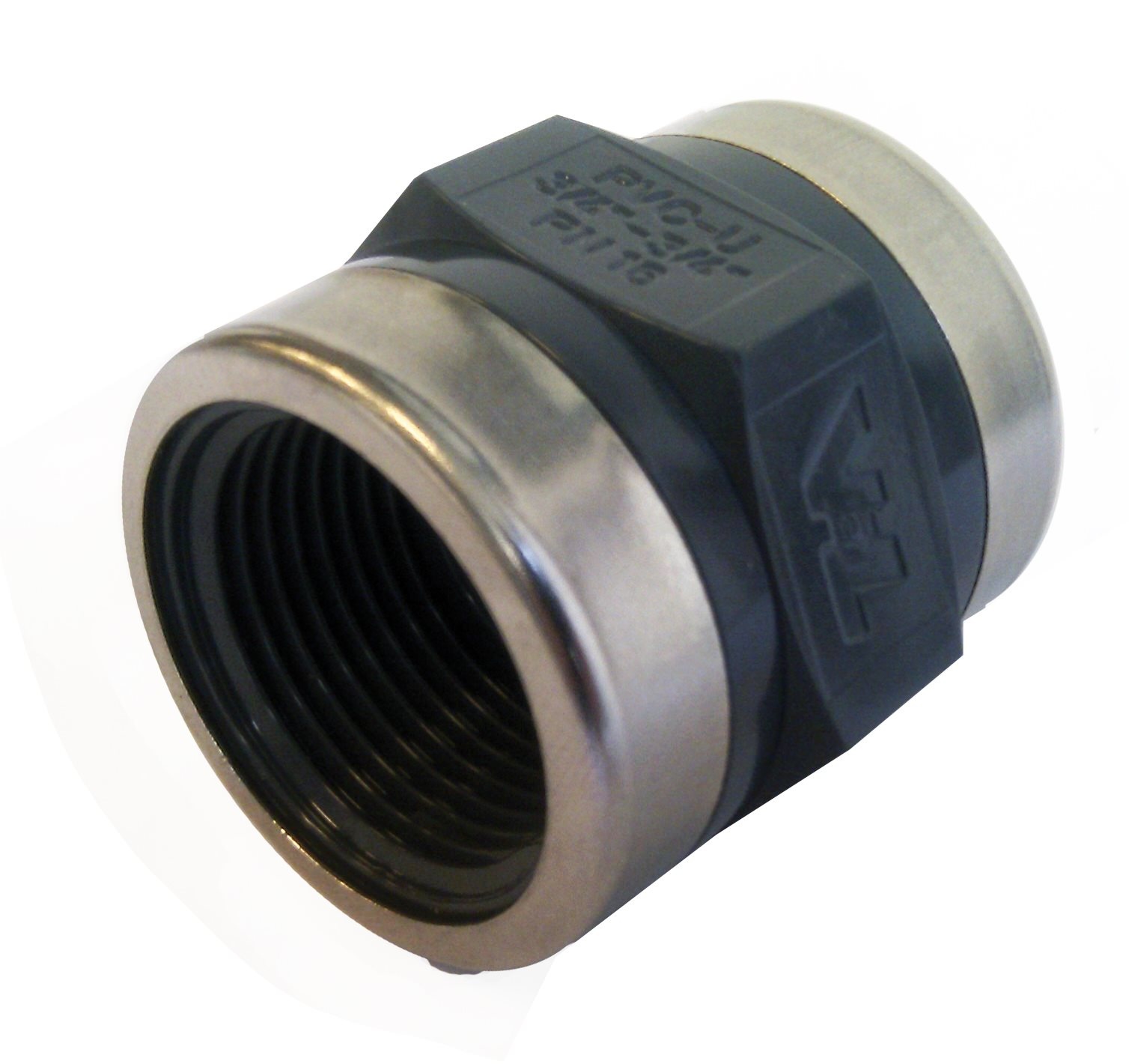 Allpa Kunststof draadsokken  versterkt met RVS ring  3/4 x 3/4  16bar