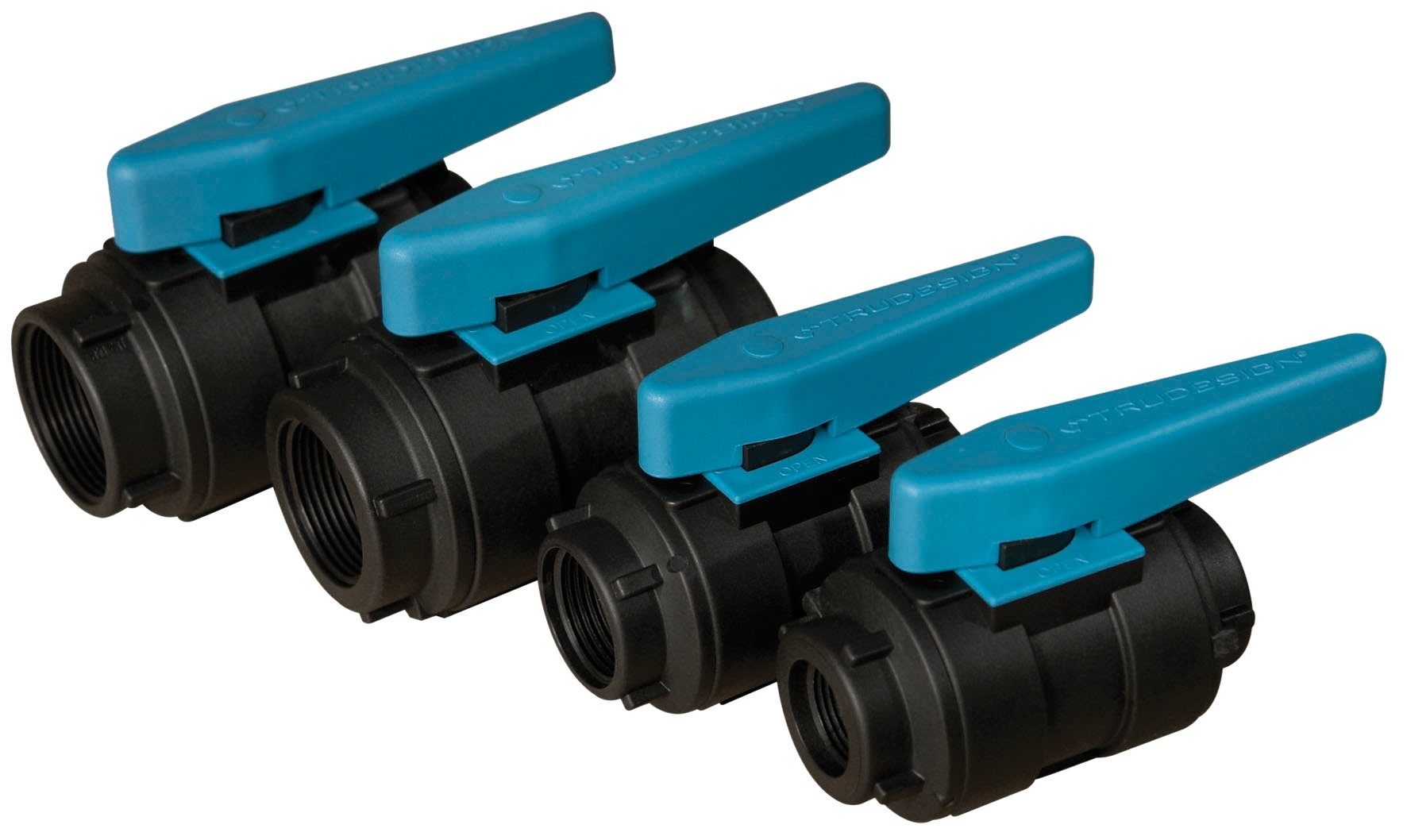 Allpa Kunststof kogelkraan 1 zwart