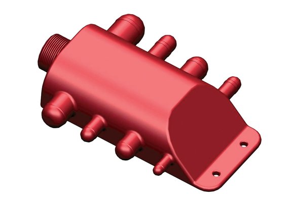 Allpa Grijswaterverzamelpunt met slangaansluitingen Ø13mm tot 38mm  afvoeraansluiting 1-1/2