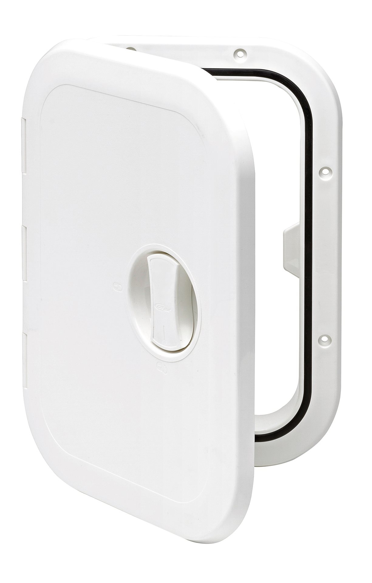 Allpa Kunststof Kast 270x373x160mm 1x sluiting 180º wit (deksel en scharnier afneembaar)