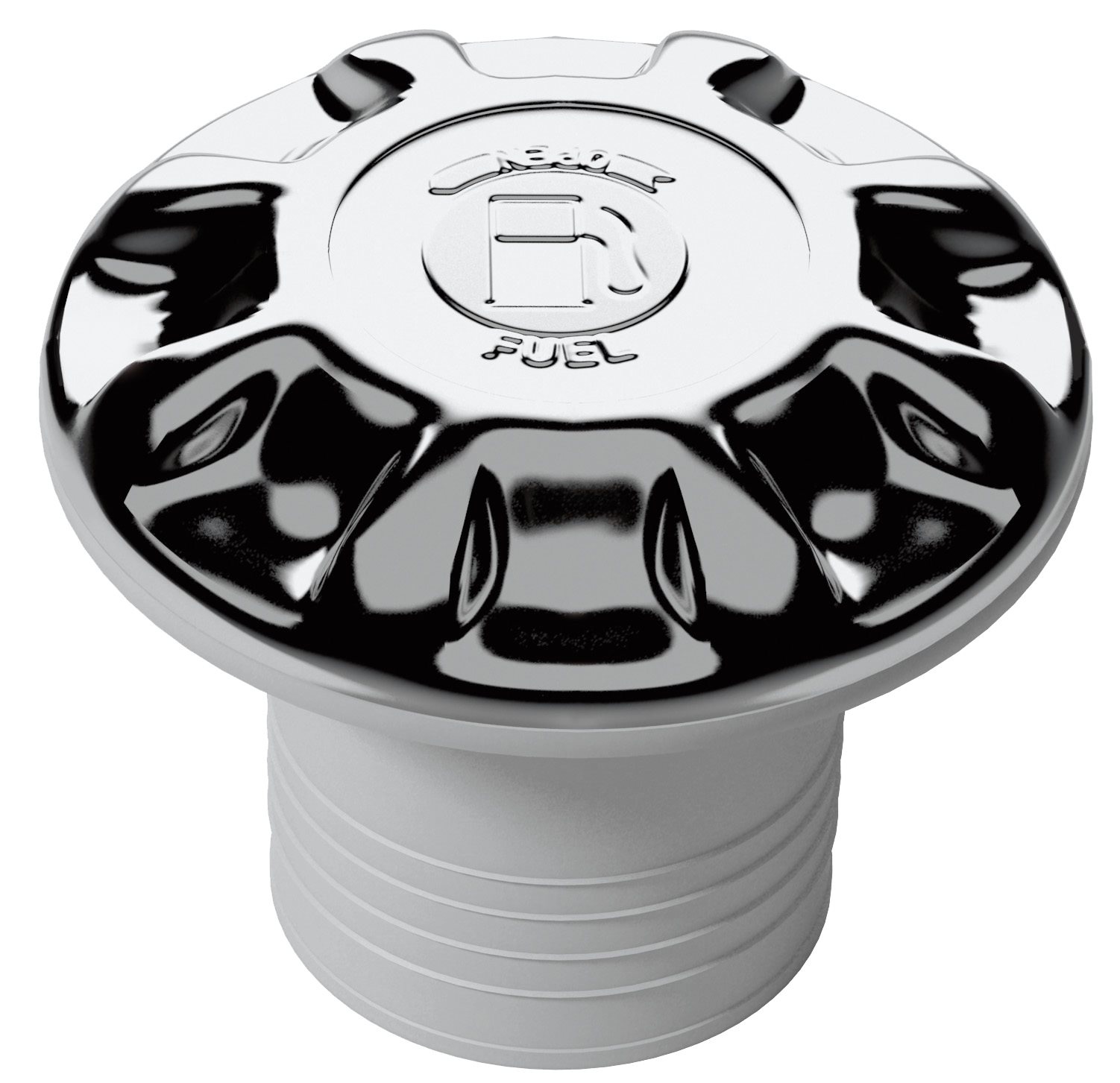 Allpa dekvuldop - verchroomde deksel