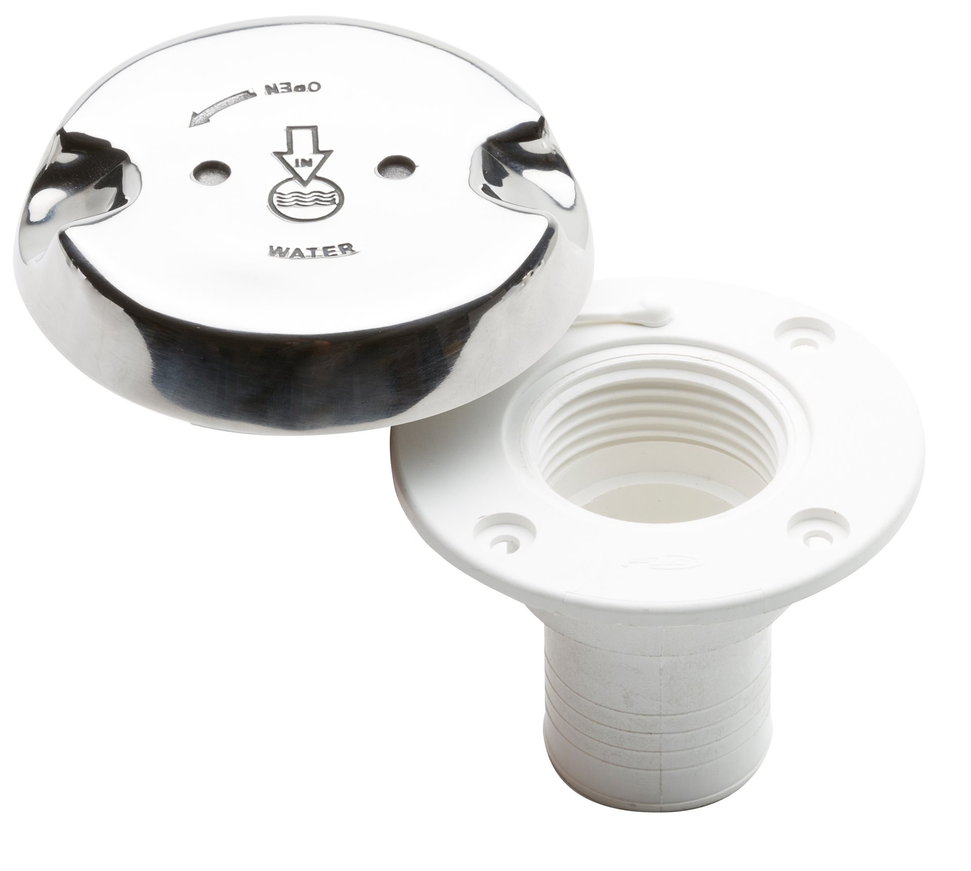 Allpa dekvuldop - RVS deksel