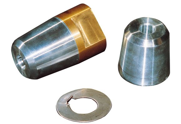 Allpa Dopmoer met zinkanode & RVS borgring voor schroefas