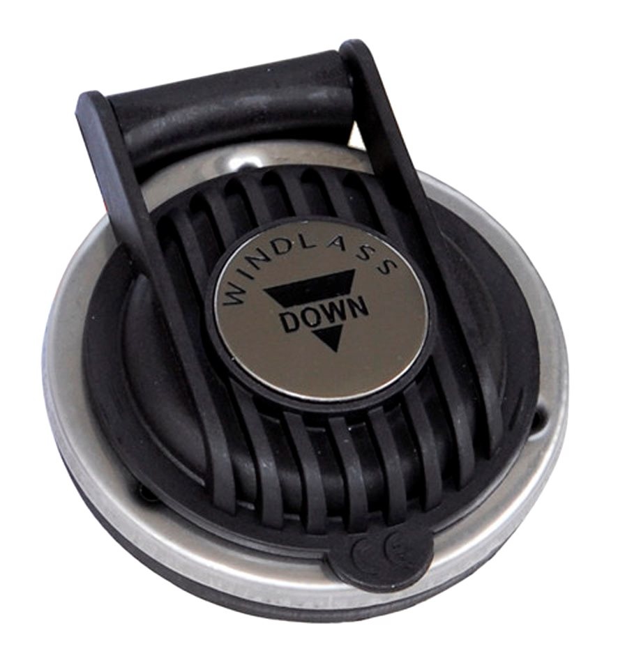 Allpa RVS Voetschakelaar "UP & DOWN" | Zwart