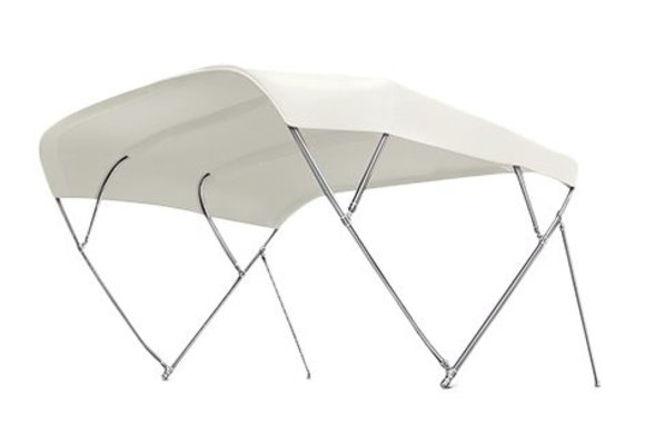 Zonnetent type Fly Inox | Wit; 170 x 156 x 252cm