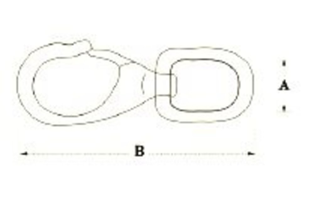 Allpa RVS snaphaak wartelend Ø19mm L=94mm