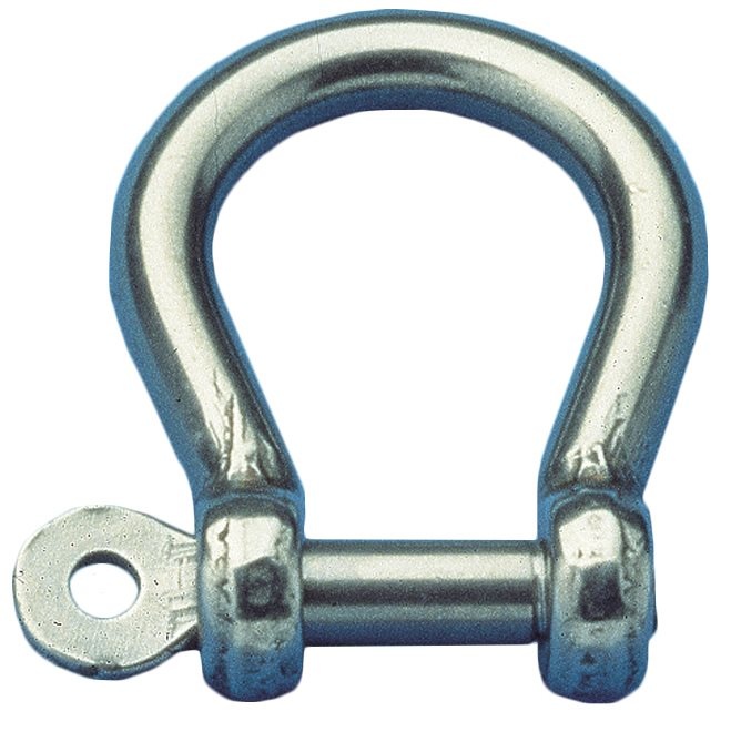 Allpa RVS harpsluiting  A=Ø12mm  B=48mm  C=42mm  D=24mm (breekkracht 7000kg)