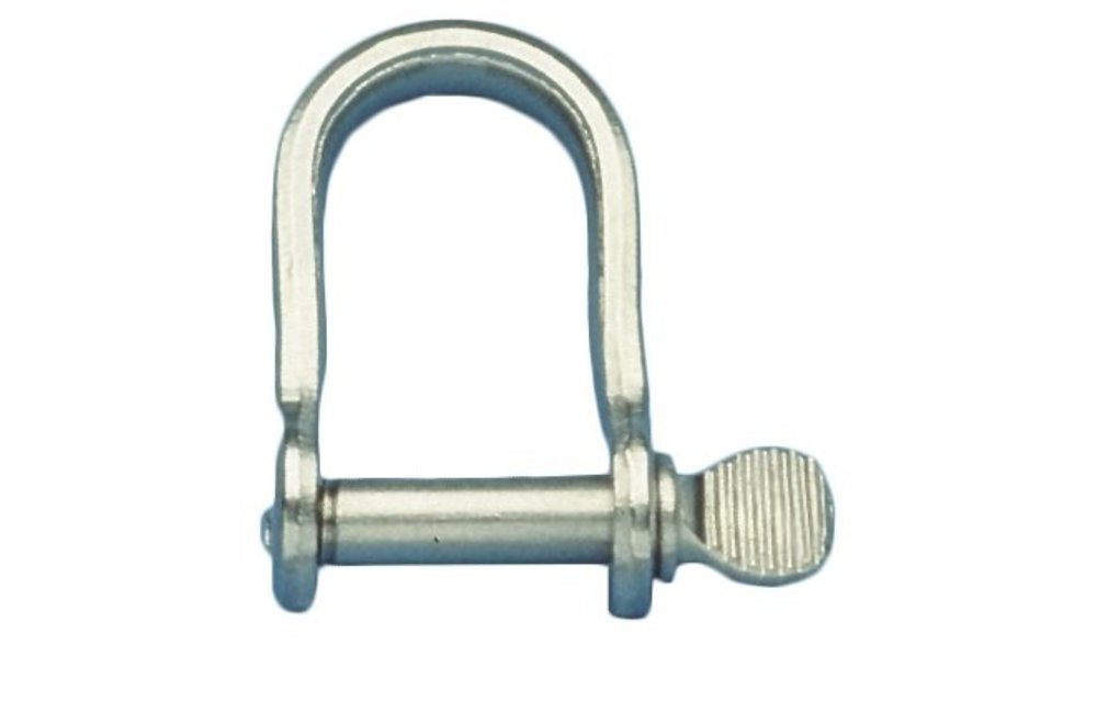 Allpa RVS plaatsluiting Ø6mm B=17mm H=26mm (breekkracht 2050kg)