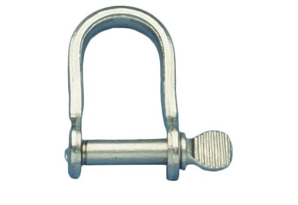 Allpa RVS plaatsluiting  Ø5mm  B=22mm  H=37mm (breekkracht 1050kg)