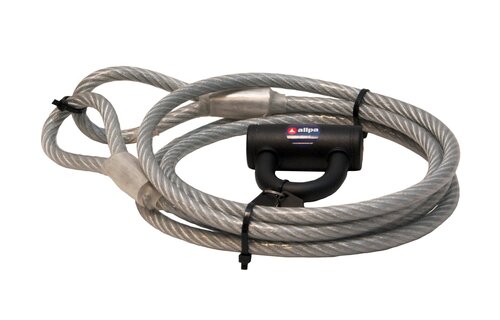 Geplastificeerde Anti-Diefstal-Kabel met slot - L=5m