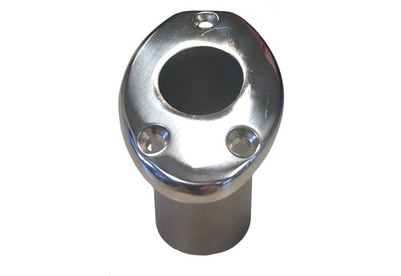 Vlaggenstokhouder inbouw 45°; 25mm