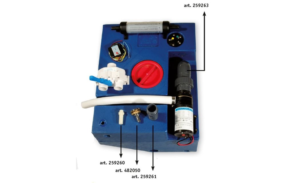 PVC Connectie 1-1/2 vuilwatertank