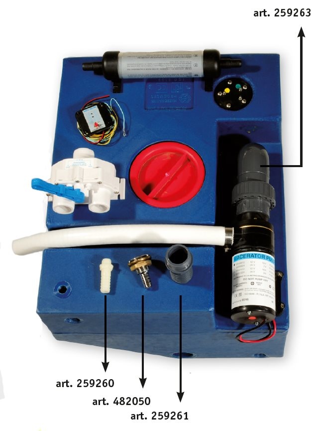 PVC Connectie 1-1/2 vuilwatertank