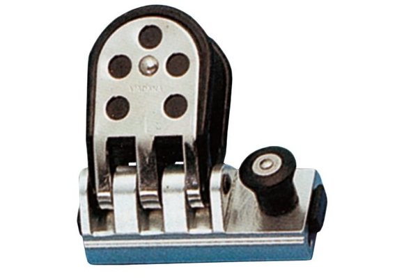 Allpa Aluminium genuaslede met RVS versterkte schijf  voor T-Schienen 26x4mm  max. schoot Ø14mm