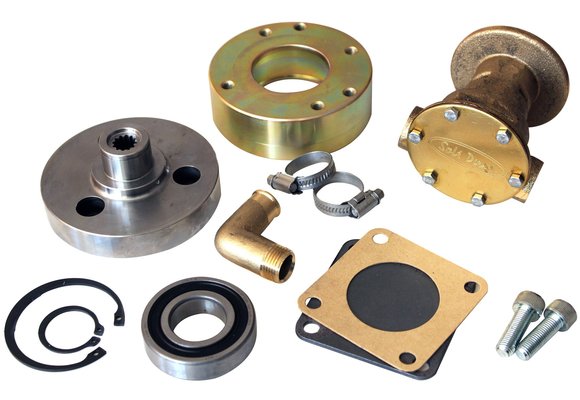 Solé Front Mount Impeller Pump Kit - Factory Fitted - for Solé Mini 17 & 29