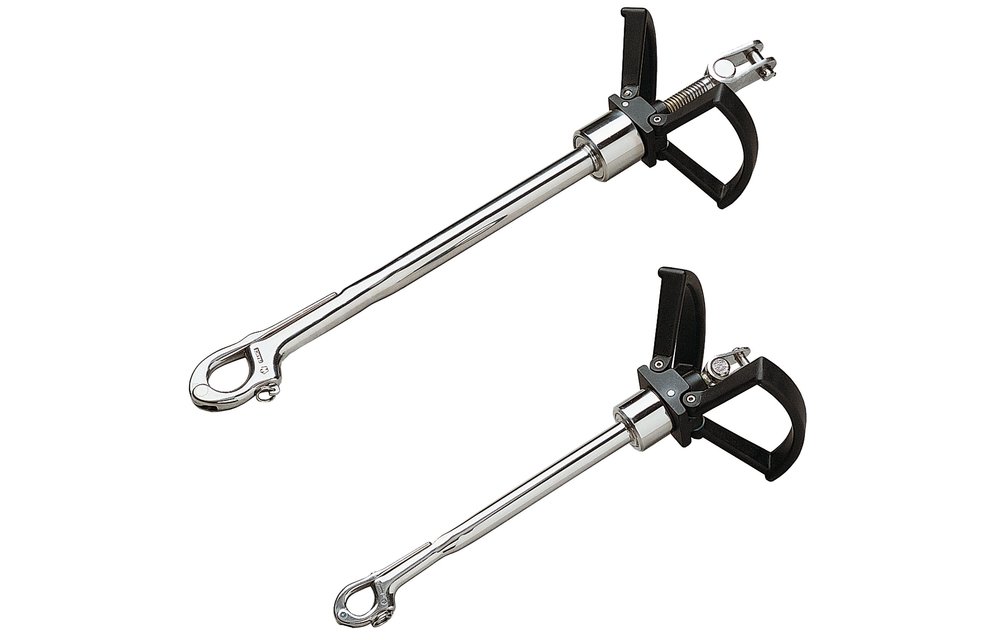 Allpa RVS Stagspanners met aluminium klaphandgrepen & snapsluiting max. Stag Ø5mm