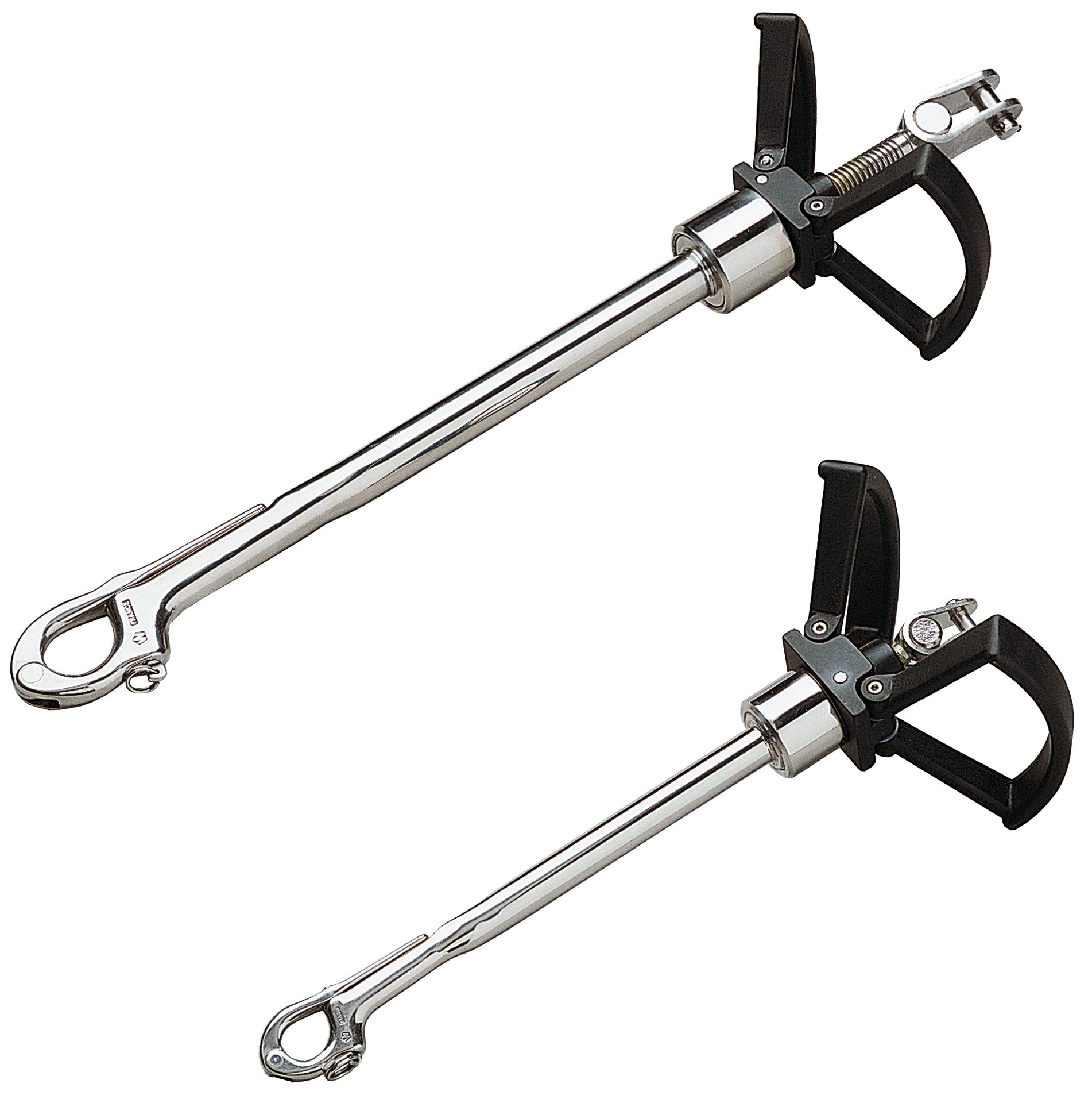Allpa RVS Stagspanners met aluminium klaphandgrepen & snapsluiting max. Stag Ø5mm
