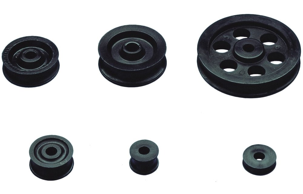 Allpa Nylon schijf Ø25 0mm H=10 0mm asgat Ø8 2mm