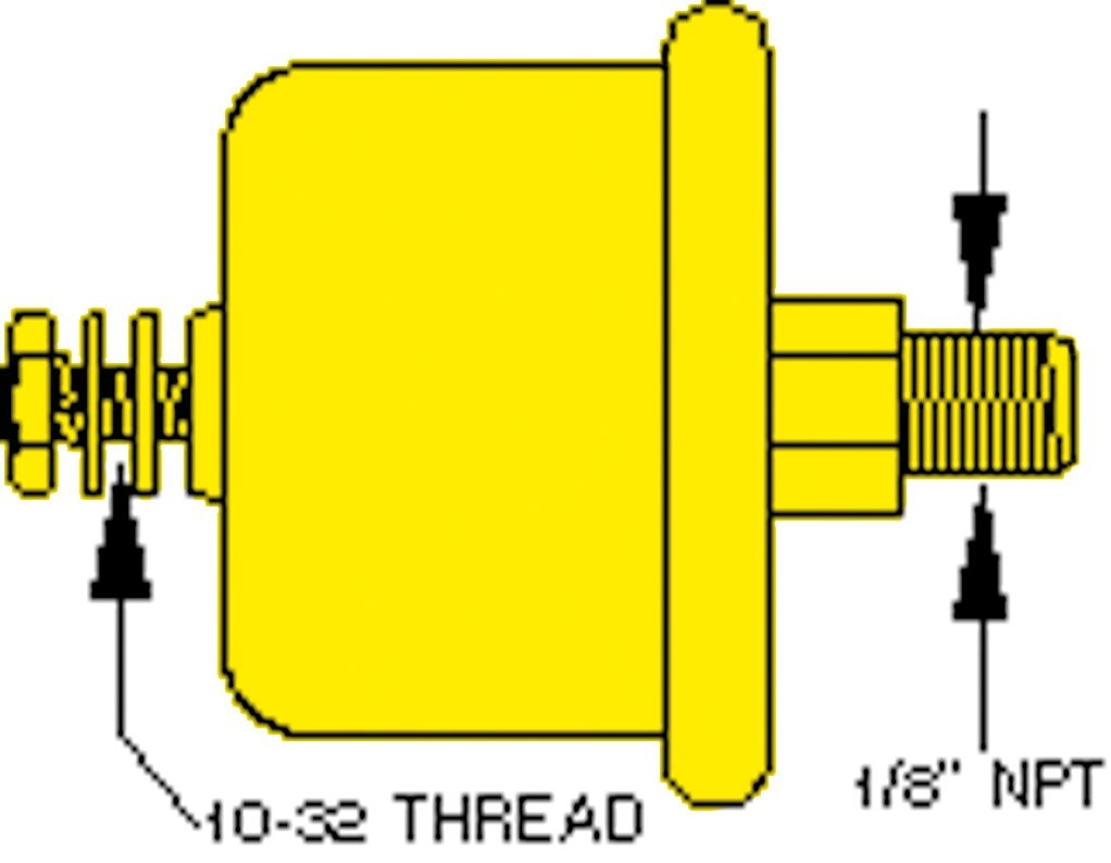 Allpa Oliedrukzender dual station 80Psi (5 5 Bar)  1/8 NPTF (SW: 240-33 Ohm)