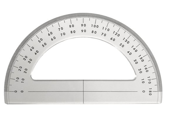 Allpa Plexiglas Goniometer 180°  L= 150mm