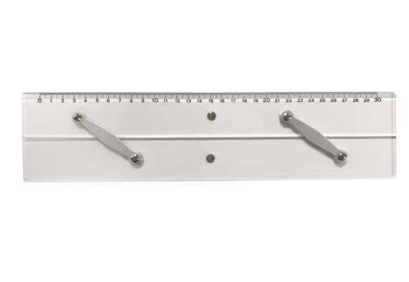Allpa Plexiglas parallel lineaal  L=300mm