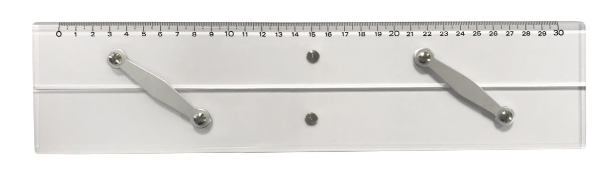 Allpa Plexiglas parallel lineaal  L=300mm