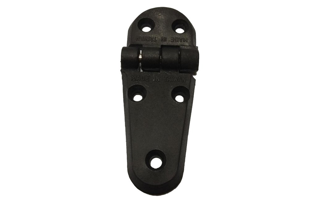 Allpa Nylon scharnier 105x40mm zwart