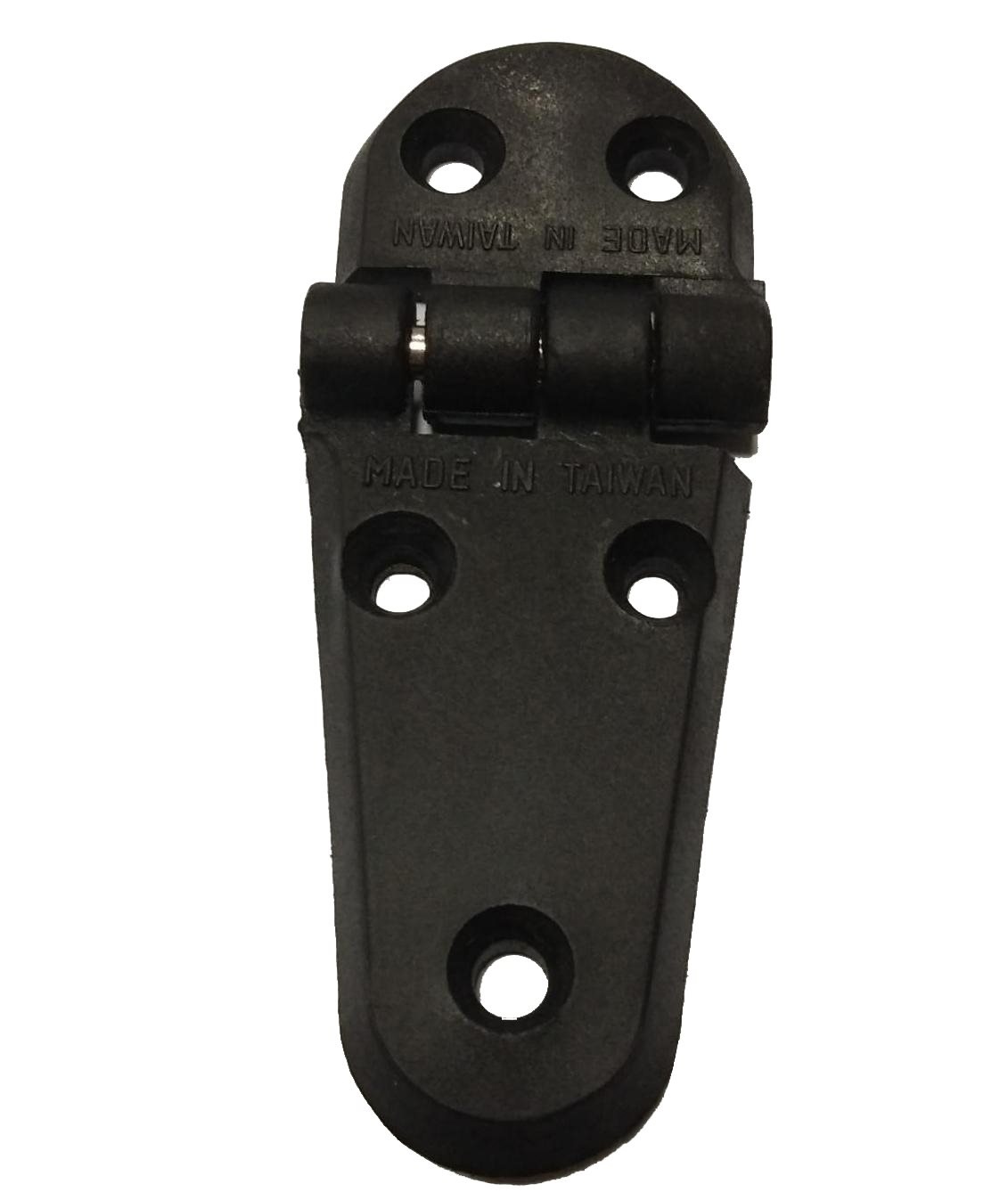 Allpa Nylon scharnier 105x40mm zwart