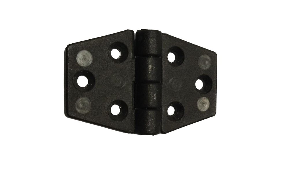 Allpa Nylon scharnier 60x40mm zwart