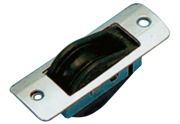 (E) Allpa RVS doorvoerblok enkelschijfs