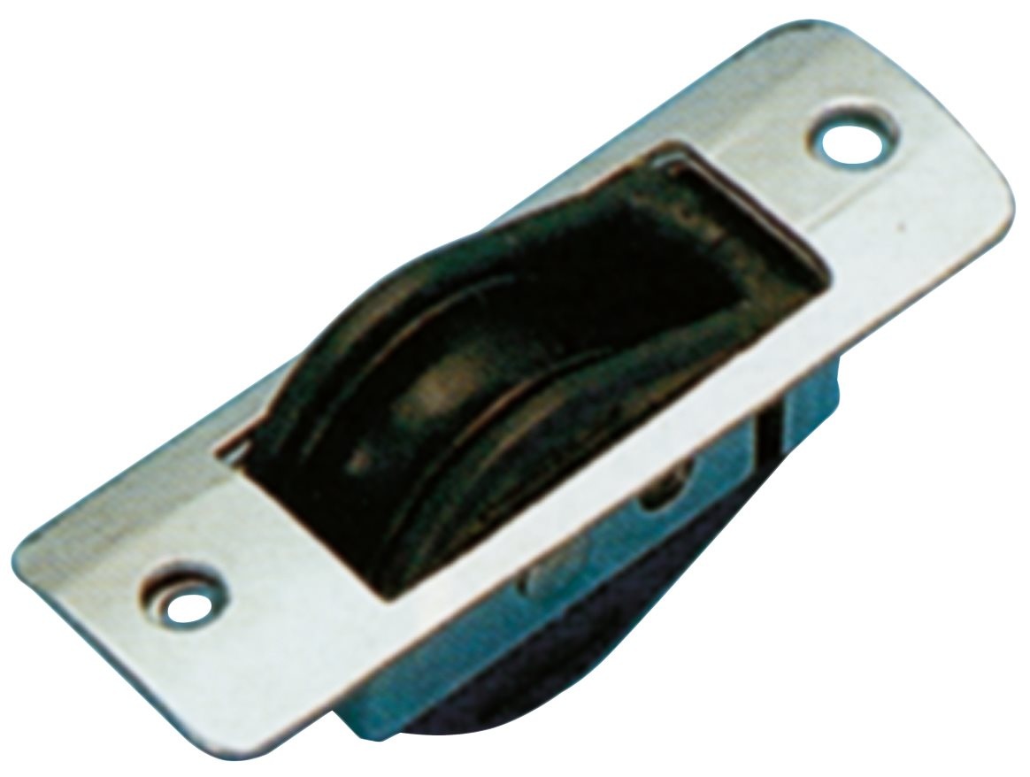 (E) Allpa RVS doorvoerblok enkelschijfs