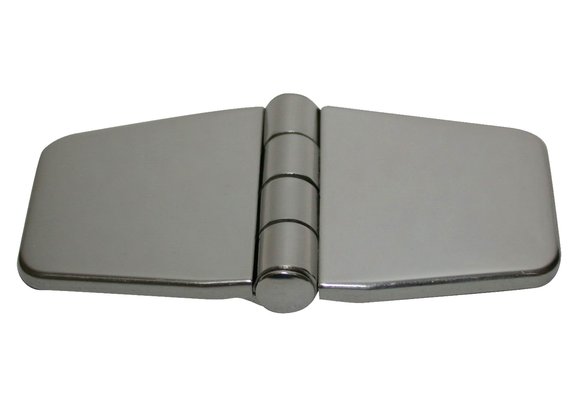 Allpa RVS Afgedekt kastdeurscharnier  76x37x2mm