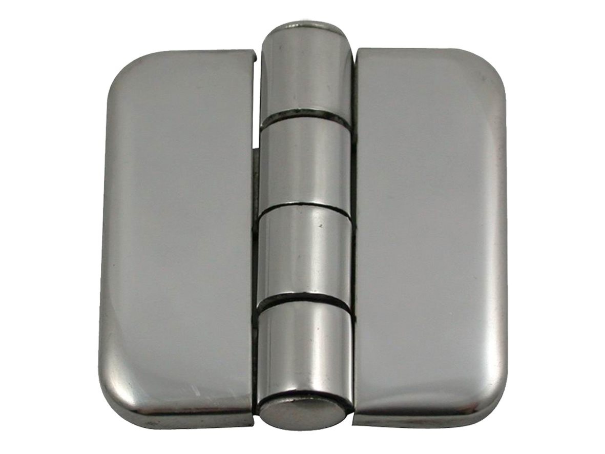 Allpa RVS Afgedekt kastdeurscharnier 37x36x2mm