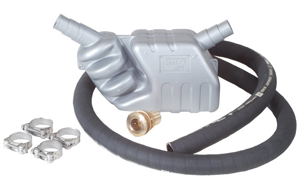 Allpa Uitlaatset Ø45mm voor Paguro 6500 8500 14000 & 18000