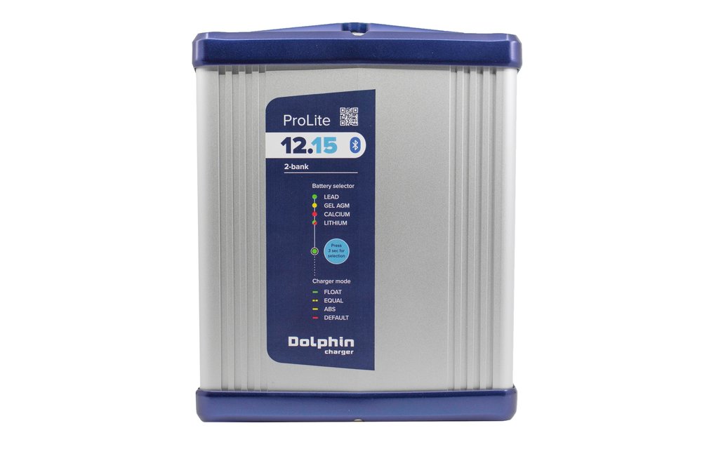 Allpa Dolphin Prolite acculader IP65   12V 15A   2x out