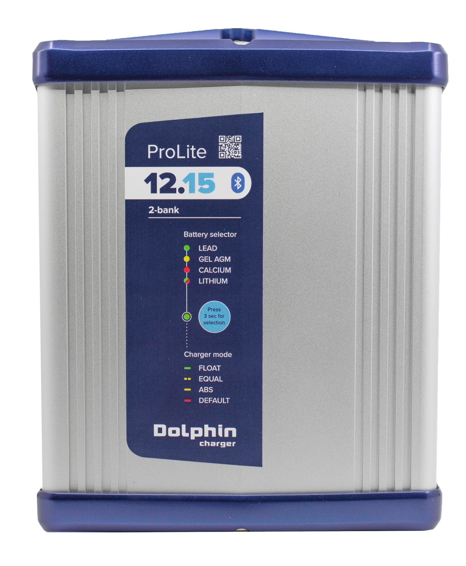 Allpa Dolphin Prolite acculader IP65   12V 15A   2x out