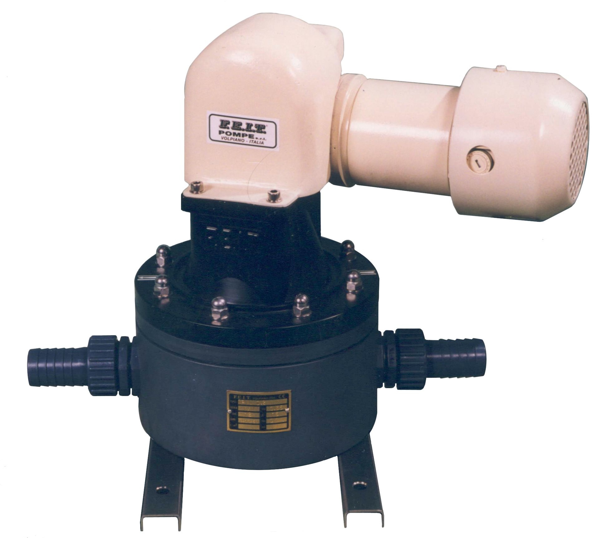 Allpa Membraanpomp PVM 0 2  230V/2 3A  30l/min  zelfaanzuigend tot 3m  slangaansluiting Ø38mm