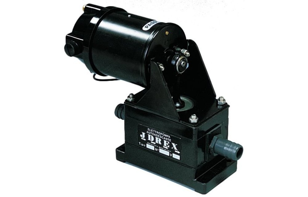 Allpa Membraanpomp IDREX S15 12V/10A 18 5l/min zelfaanzuigend tot 2m slangaansluiting Ø20mm