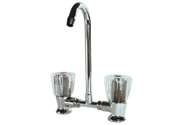 Allpa Verchroomde 2-knops mengkraan