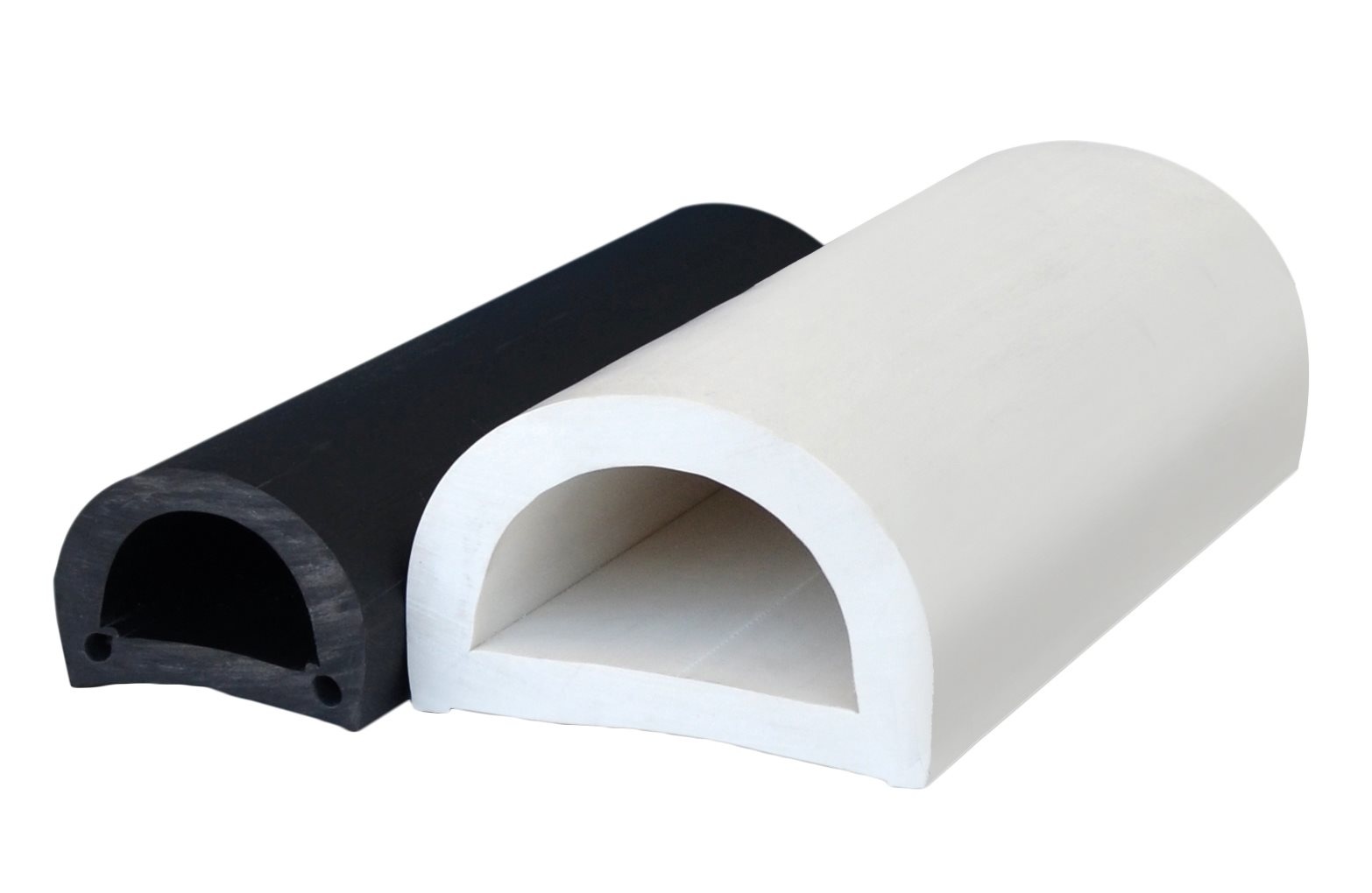 Allpa PVC stootlijst dock 60 B=60mm zwart; per rol van 16Mtr