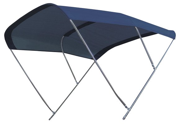 Allpa zonnetent model Biminox  185x200x140cm  navy; RVS-Beugels