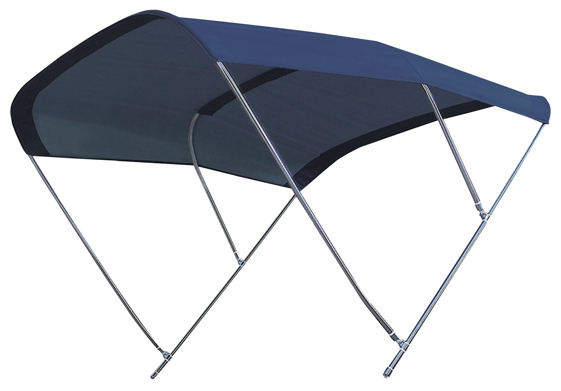 Allpa zonnetent model Biminox 185x200x140cm navy; RVS-Beugels