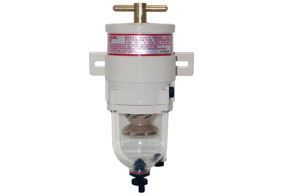Racor Heavy Duty Turbine diesel filter met waterafscheider  model 900FG-30  capaciteit 341l/u