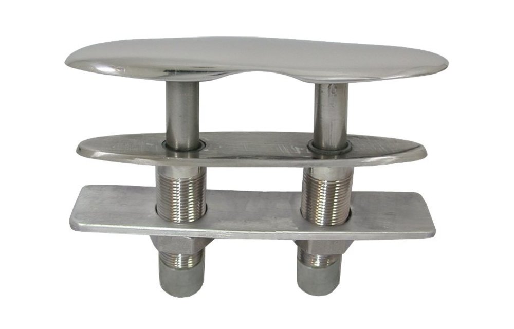 Allpa RVS Verzinkbare klamp A=202mm B=37mm C=70mm D=70mm E=23mm F=31mm