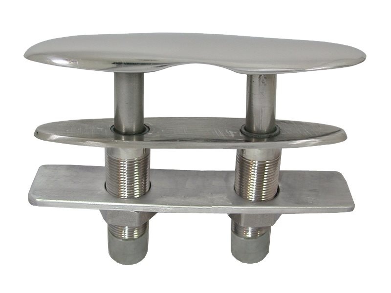 Allpa RVS Verzinkbare klamp A=108mm B=28mm C=50mm D=45mm E=19mm F=19mm