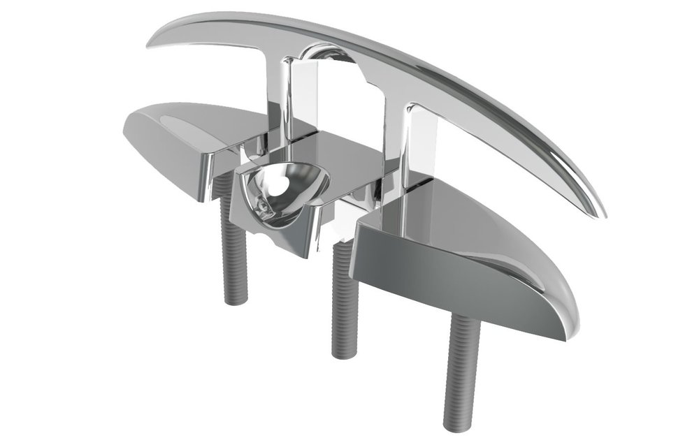 Allpa RVS Klapbare klamp L=203 2mm